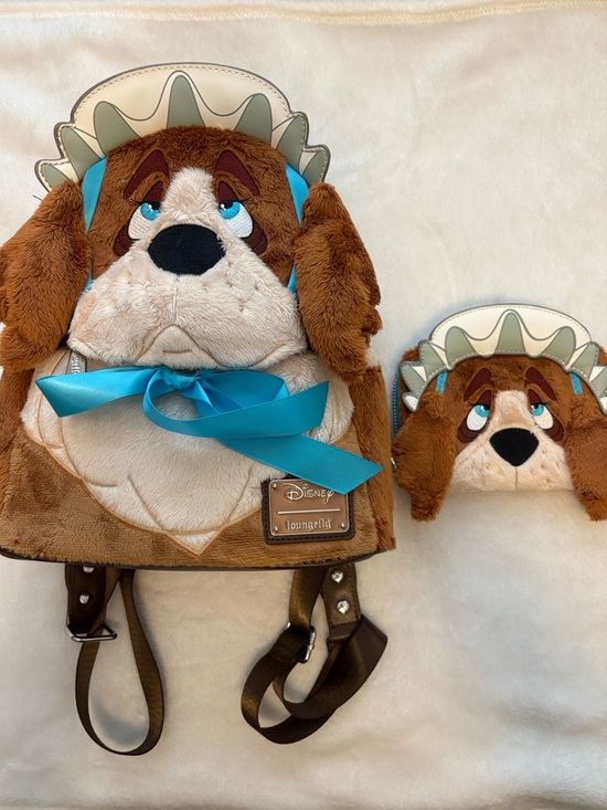 Loungefly Accessories - Loungefly NANA Backpack with Blue Ribbon and wallet